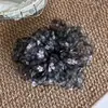 Primavera Verão Estilo Coreano Fresco Organza Floral Scrunchie Alta Elasticidade Flor de Cabelo Elástico de Cabelo Temperamento Versátil Doce Cool Acessórios de Cabelo