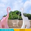 Escultura de elefante artificial luminosa de fibra de vidrio, personalizada, para jardín, patio, comunidad, decoración de pie.