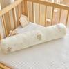 Roupa de Cama 100% Algodão para Recém-nascidos Almofada Anticolisão Bolsa Macia Almofada Cilíndrica para Bebê Encosto de Cama Almofada Lateral para Dormir Crianças Encosto de Cama