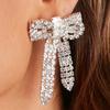 Pendientes de lazo con personalidad, estilo dulce y moderno, para fiestas, con nueva tendencia en joyería transfronteriza entre Europa y Estados Unidos.