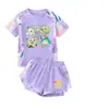 2025 Nuevo Fiesta Cinco Dibujos Animados Traje de Baño Infantil Niñas Secado Rápido Dividido Niñas Protección Solar Traje de Baño Moderno
