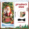 Qzbmt041-052 Amazon Natal Largura da Porta Papai Noel Boneco de Neve Decoração de Atmosfera Pano Pendurado Cortina de Porta Transfronteiriço