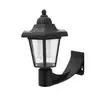 Luzes solares de jardim externas, hexagonais, estilo vintage, para jardins de palácios, gramados e iluminação de paisagem; opções de inserção no solo e de montagem na parede