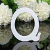 27 letras 8CM de altura ornamentos de letras em inglês de madeira branca e decoração de casamento para casa adereços de tiro &amp;-S
