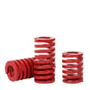 Fabricante de resortes rojo SWM TM8 10 12 alta temperatura precisión estándar japonés alambre plano compresión rectangular molde Resorte