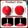 Vila de Natal Velas para Baile Lanternas Personalizadas Velas Redondas Sem Cheiro Produção Velas em Formato de Desenho Animado Decoração