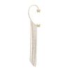 Pendientes de mariposa con clip para oreja, sin agujeros, con borlas de diamantes de imitación, elegantes, ligeros y de lujo, para mujer, lote de comercio exterior transfronterizo