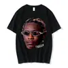 Camiseta con Estampado Gráfico del Rapero Young Thug Verano para Hombres y Mujeres g
