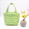 Ins Bolsa de Almuerzo Portátil Acolchada Estilo Coreano Bolsa para Guardar Snacks Bolso de Hombro para Mujer Bolsa para Colgar en Carrito Bolsa para Mamá