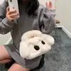 Bolso Bandolera de Peluche de Perro de Ojos Grandes con Cadena Imitación de Piel de Conejo Rex Bolso Tote Infantil para Todas las Estaciones Bolso de Mano de Dibujos Animados Moderno y Versátil