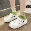 Pantuflas de suela blanda sin cordones para mujer, zuecos de verano para exteriores, zapatillas transpirables antideslizantes para el hogar, para parejas