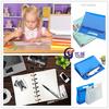 Bolsa de embalaje de PVC de película plástica, bolsa de lavado, bolsa de almacenamiento de archivos de PVC esmerilado, bolsa de cosméticos portátil de PVC
