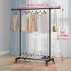 Secador de ropa simple y plegable para balcones, adecuado para uso doméstico en dormitorios; perchero plegable