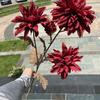 Fábrica de flores de simulação de casamento 4 Cabeça Cabelo de ramo alto plantando Dahlia peônia decoração de casamento flores falsas flores por atacado