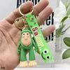 Caixa Cega Boneca Shan Hai Jing Transfronteiriça Chaveiro de Carro Shan Hai Jing Estrangeiro Pingente Figura de Palito de Madeira Borracha Macia Tridimensional Atacado