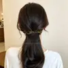 Pinza para el pelo tipo banana con lazo grande para mujer, clip único y bonito para coleta, pinza de pelo vertical para la nuca, accesorio para el pelo