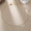 Venda Quente Moda Ouro Vento do Oceano Série de Letras Colar de Pérolas Decoração de Concha Estrela do Mar Concha Venda Quente Explosões