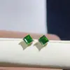 Exclusivo transfronteiriço para estilo europeu, brincos de diópsido natural mais vendidos, acessórios, joias, pedra incrustada, cor tesouro 5mm