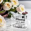 Transfronterizo Nuevo Día de San Valentín Acrílico Transparente Curva Regalo Día de la Madre para Amigos Decoraciones de Escritorio