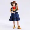 Toy Story Woody y Jessie Tutú Lolita Falda Vestido Infantil Woody Disfraz de Cosplay para Niños y Niñas