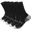 Calcetines de Media Caña para Hombre, Transpirables, que Absorben la Humedad, Calcetines Deportivos, Combinación de Colores Clásicos Negro, Blanco y Gris, Calcetines Casuales Simples y Versátiles al por Mayor
