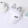 Gorra de béisbol fina de verano para niños, lazo para niñas, moda de primavera y otoño, gorra con visera para bebés, gorra de malla a prueba de sol