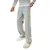 Pantalones Casuales Rectos para Hombre de Otoño, Nuevos, de Alta Gama, Modernos, a la Moda, Versátiles, con Sentido del Diseño Americano, Atractivos de Forma Picara, Calidad con Caída