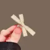 Pinza para el pelo con lazo de cristal coreano de diamantes completos para mujer, nuevo clip de moda para flequillo lateral, accesorio para el cabello de alta gama