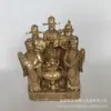 Artesanía de Bronce de los Cinco Dioses de la Fortuna en Stock Figura del Dios de la Fortuna Cobre Puro Artesanía para Hogar y Oficina Regalo Dios de la Fortuna