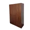 Guarda-roupa moderno minimalista para uso doméstico, armário de armazenamento para quarto, adequado para apartamentos alugados, com portas duplas, compartimentos separados, armário de armazenamento econômico para crianças