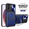 Adecuado para funda de teléfono con soporte magnético Honor 600Lite y cubierta protectora con ventana deslizante Honor Magic7 Pro