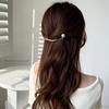Horquilla de perla con cabeza trasera, accesorios para el cabello con cabeza esférica de alta calidad, pinza para el cabello con hebilla de rana, pinza para el cabello de verano para mujer con forma de pico de pato