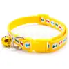 Coleira Osso de Cachorro 1cm Anel para Pet Tração Anti-perda Cinto de Pescoço para Exterior Sino Anel para Gato