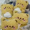 Novo Urso Manteiga Peludo Materiais Artesanais Cachecol Chapéu Luvas Bolsa Decoração de Roupas Acessórios Venda por Atacado