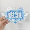 Etiquetas de Animación de Doble Carácter Cp Set de 28 Piezas DIY Hecho a Mano Creativo Adornos Colgantes Reflectantes Tejido No Tejido Productos Terminados Diseños Lindos de Celebridades