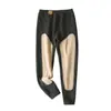 Calça térmica infantil para inverno, roupa íntima térmica para meninos com joelheiras espessadas, novo modelo 2026 legging de lã infantil