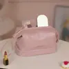 Bolsa Satchel Simples Yunduo Ins de Camada Dupla Bolsa de Maquiagem de Grande Capacidade Bolsa de Viagem de Negócios de Alto Padrão Bolsa de Higiene Pessoal