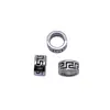 8.2X8.2X4.6Mm 0.7g Plata Antigua Aleación de Zinc Accesorios Cuentas con Agujero Grande Cuentas Espaciadoras