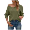 Comercio exterior transfronterizo de Amazon Europa y Estados Unidos caliente otoño e invierno Nuevo suéter casual suelto de manga larga con cuello en V suéter ropa de mujer