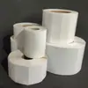 Papel Sintético Etiqueta Autoadhesiva Impresión de Código de Barras PP Etiqueta Impermeable Larga Duración en Blanco Número de Producto Etiqueta en Rollo