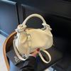 Bolso de Mano Simple Plegado Estilo Coreano Nube para Mujer, Nuevo Bolso Cruzado de Moda 2026 para Viajes, Bolso Tote Pequeño Exquisito