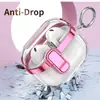 Fivela de Fecho Simples Galvanizada Capa Protetora Galaxy Buds3Pro Anti-Queda Adequada para Fones de Ouvido Samsung Buds3 Concha Transparente
