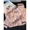 Pijama de Seda Helada Estilo Coreano con Estampado de Moños para Mujer 2026 Nuevo Set de Ropa de Casa de Manga Larga y Pantalón Largo para Mujer