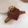 Peluche de Amor Coreano Accesorios para el Cabello de Otoño e Invierno Pinza para el Cabello Pinza de Pelo Pinza para la Parte Posterior de la Cabeza de Niña Pinza de Tiburón Grande Pinza para el Cabello