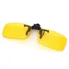 Clip-on para Óculos de Sol para Homens e Mulheres Motoristas Óculos de Visão Noturna Flip-up Lentes de Óculos de Sol Universais Visão Noturna À Prova de Explosão Verde