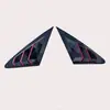 20 Decoração de Grade Traseira para Audi A4L adequada para a Nova Janela Traseira Triangular do Audi A4L Coluna D Shark Gill Y