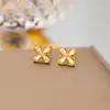 [Collar + Pulsera + Pendientes] Diseño de Nicho Personalizado Europeo y Americano Transfronterizo Conjunto de Joyería de Acero de Titanio Estilo Frío Venta al por Mayor