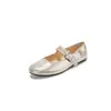 Bailarinas delicadas y etéreas de estilo francés, nueva colección 2026, perfectas con vestidos, zapatos Mary Jane únicos de suela suave