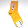 Calcetines Amarillo Naranja de Principios de Primavera Corea del Sur Amarillo Dopamina Calcetines para Mujer de Caña Media Cintura Calcetines de Algodón para Mujer ETNA COLOR VÍVIDO