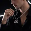 Collar con Colgante de Letra Joker Moda Europea y Americana Simple Forma de Letra para Hombres y Mujeres